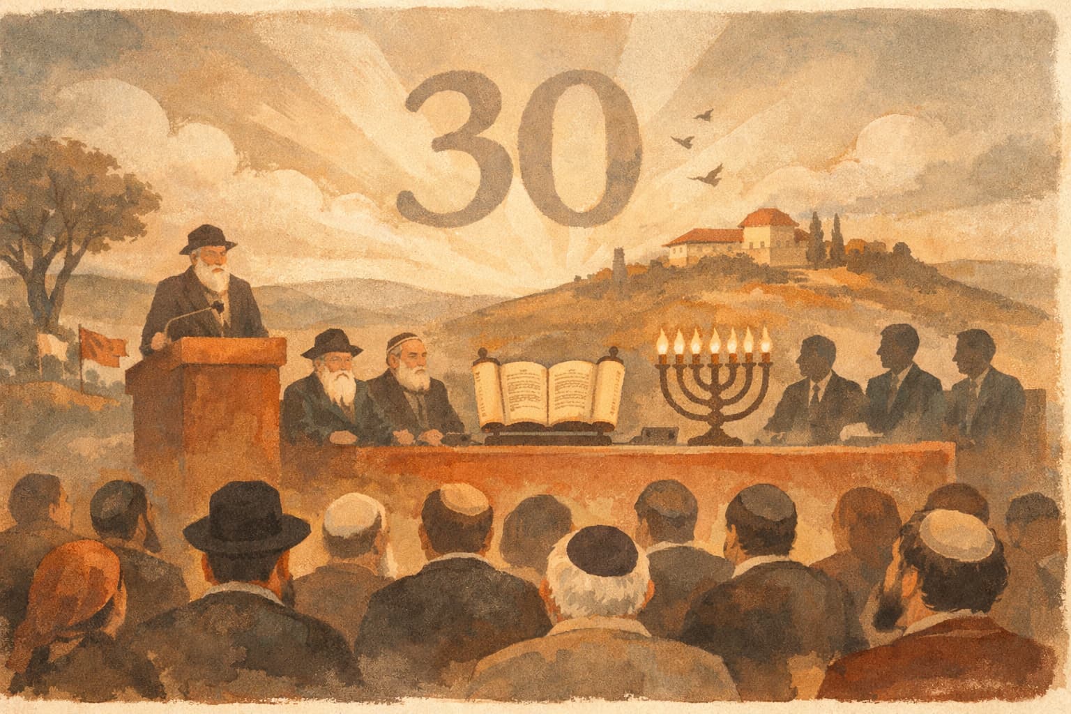 Alon Moreh Yeshiva Celebrates 30 Years with Commemorative Event