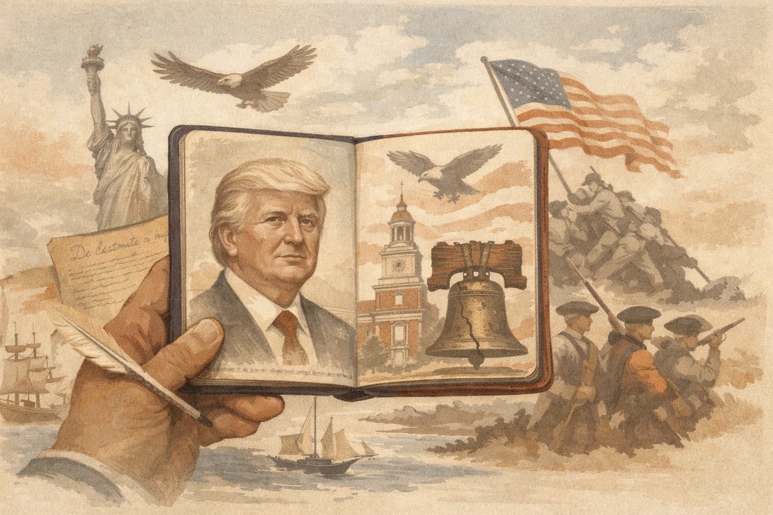 Trump Unveils Limited-Edition 'Patriot Passport' Marking US 250th Anniversary