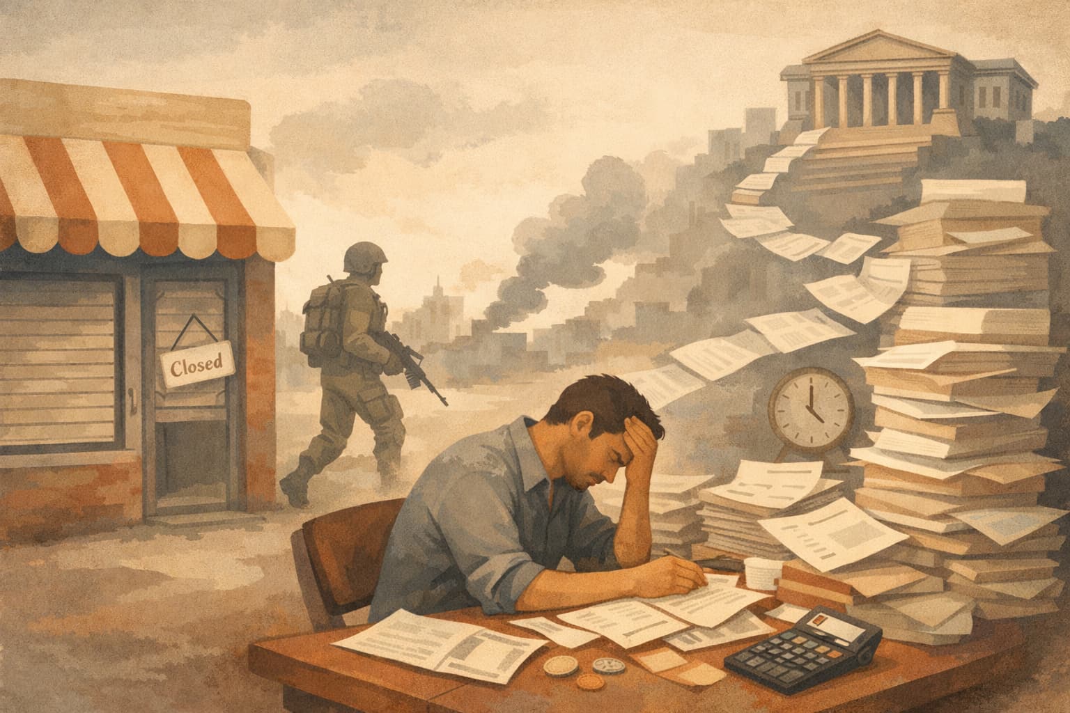 Small Businesses Struggle Alone Against Bureaucracy Amid Israel's War Impact