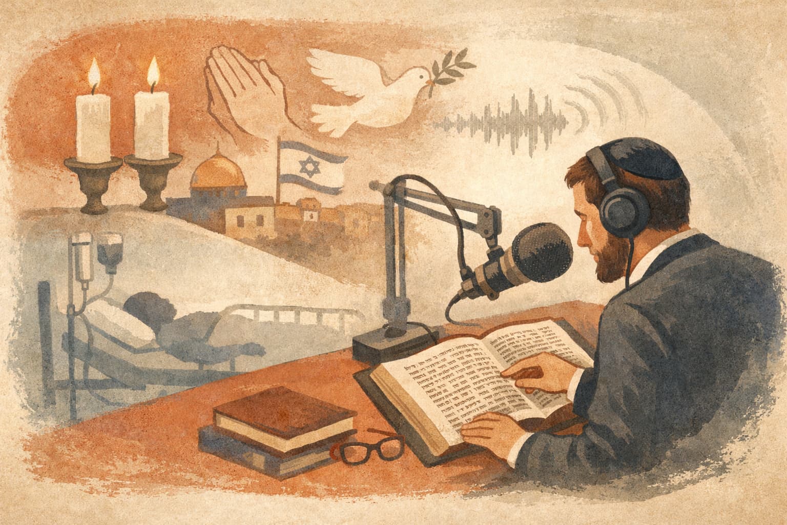 Rabbi Benjamin Militzky Leads Daily Talmud Study on Kol Chai Radio