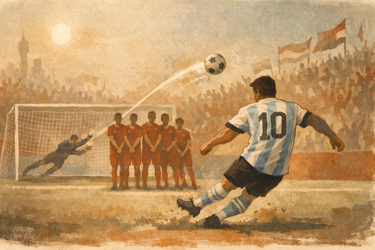 Messi Scores Stunning Free Kick to Secure Argentina Win Over Jordan