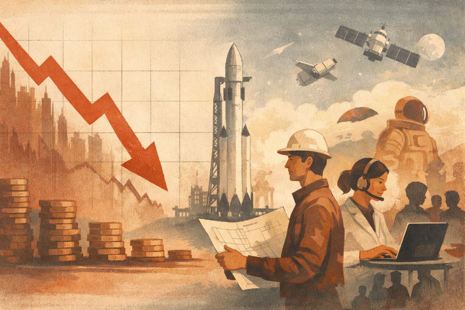 SpaceX Stock Dips but US Space Economy Job Market Continues Rapid Growth