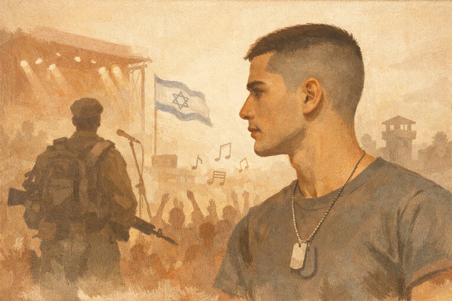 Israeli Singer Yehonatan Margi Surprises Fans with Military-Inspired Haircut