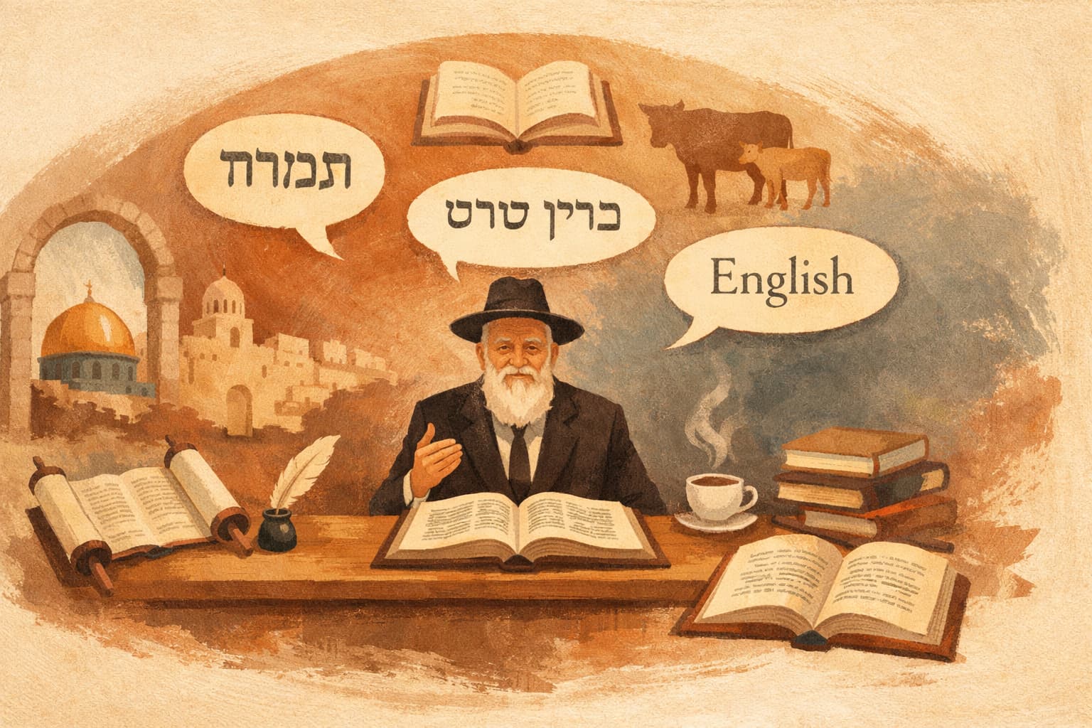 Rabbi Naftali Wasserman Presents Daily Talmud Study on Chullin 59 in Three Languages