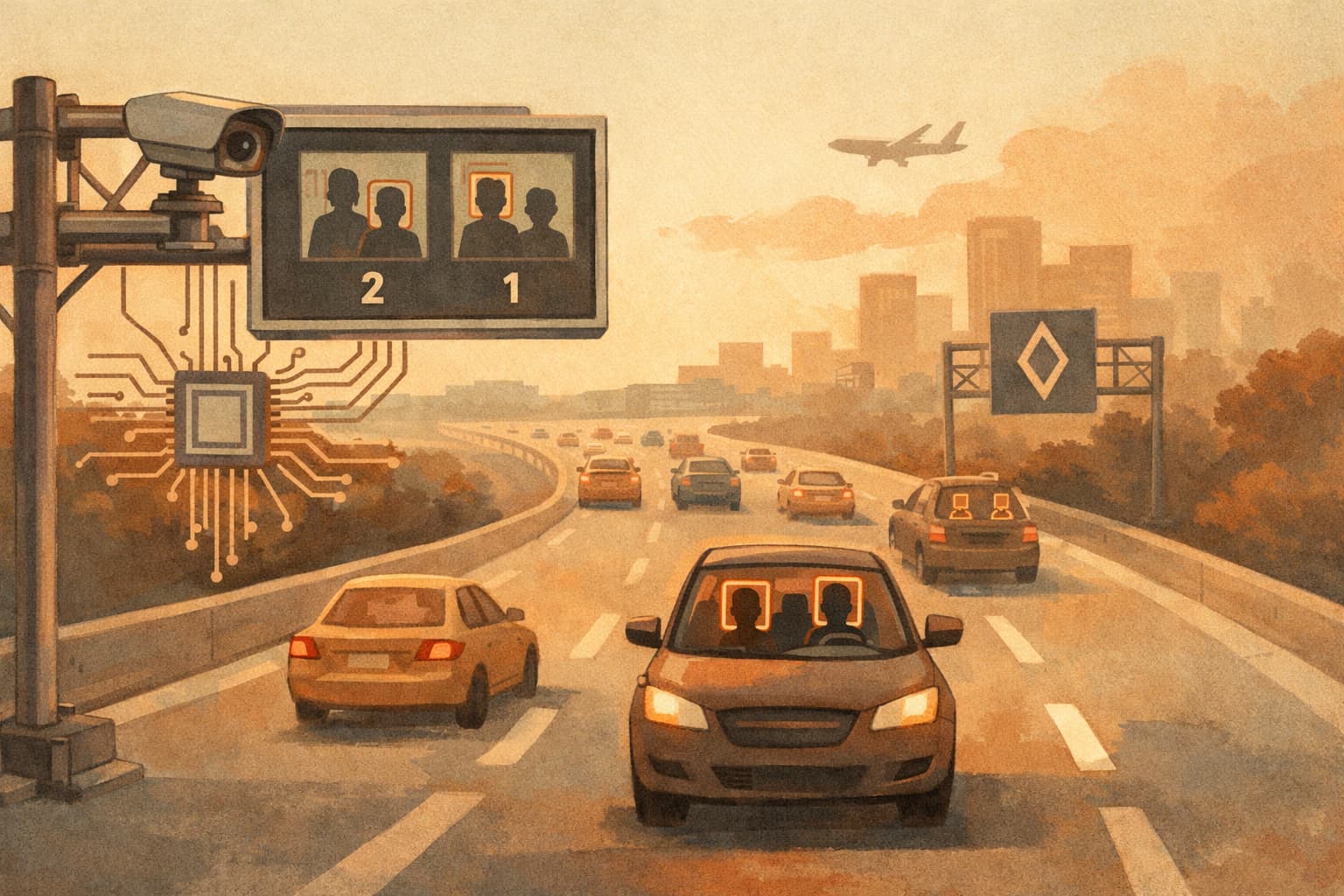 Israel Tests AI System to Automatically Count Vehicle Passengers for Faster Traffic Flow