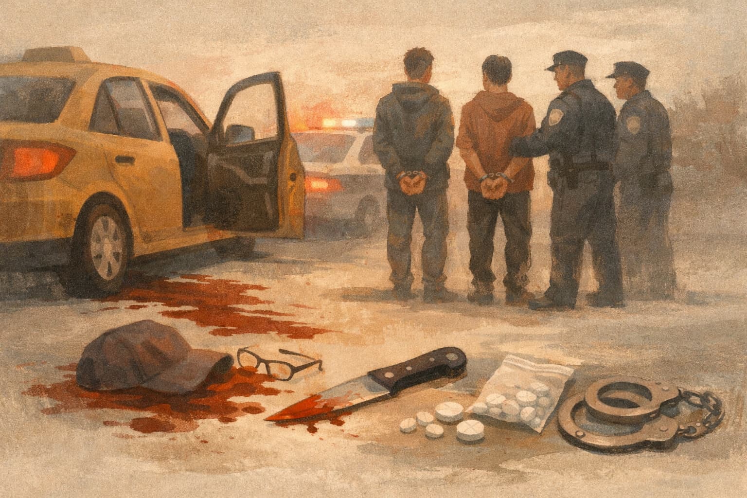 Two Teenagers Arrested for Stabbing 70-Year-Old Taxi Driver After Fare Dispute in Sharon