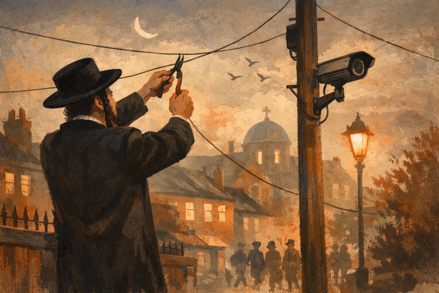 Ultra-Orthodox Man Sabotages Eruv in London’s Stamford Hill, Disrupting Thousands