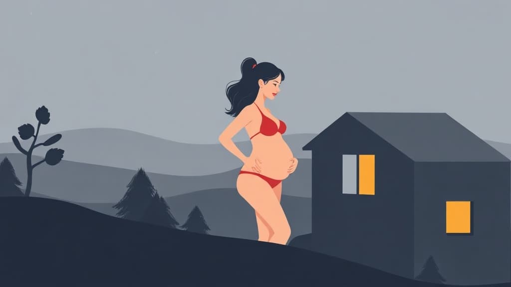 Couple’s Dip: “First Wives” Star Shows Off a Red Bikini and a Sweet Baby Bump