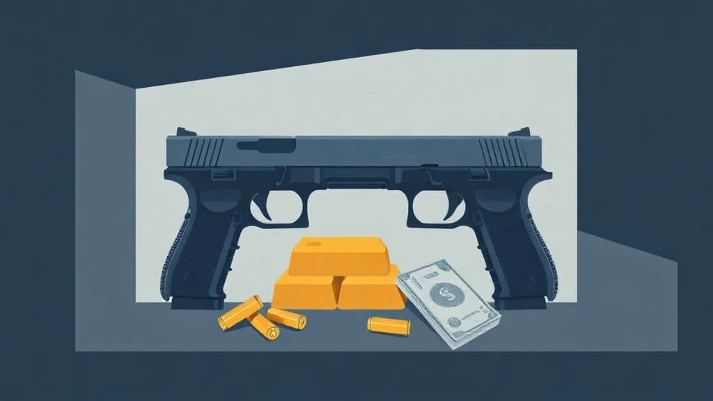 Glock Pistols, Gold and Cash Found in Raid on a Northern Village