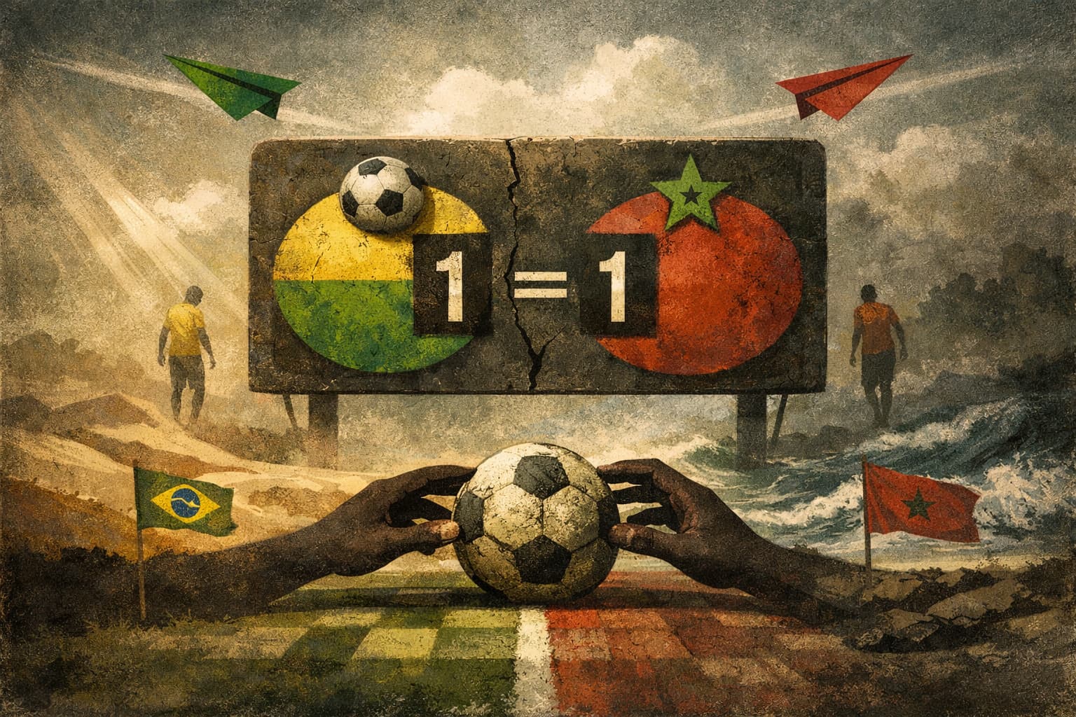 Brazil and Morocco Draw 1-1 in World Cup Opener