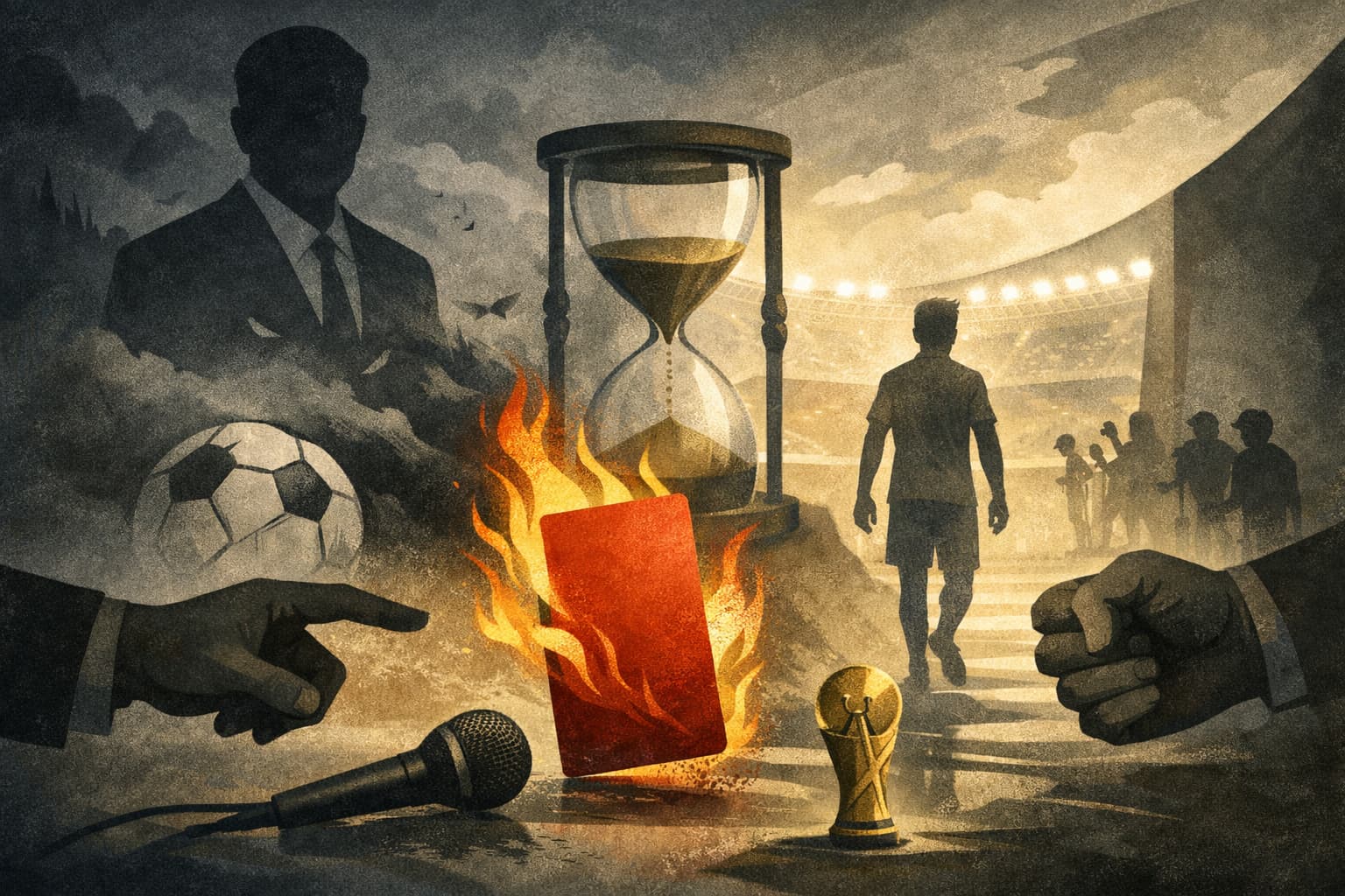 Vinicius Jr. clashes with FIFA official during World Cup halftime