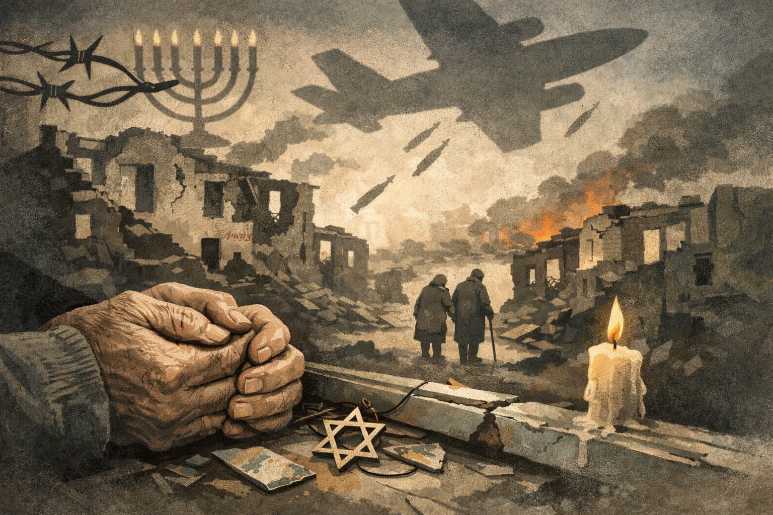 Jewish homes in Ukraine damaged in Russian strikes, forcing elderly survivors to seek help