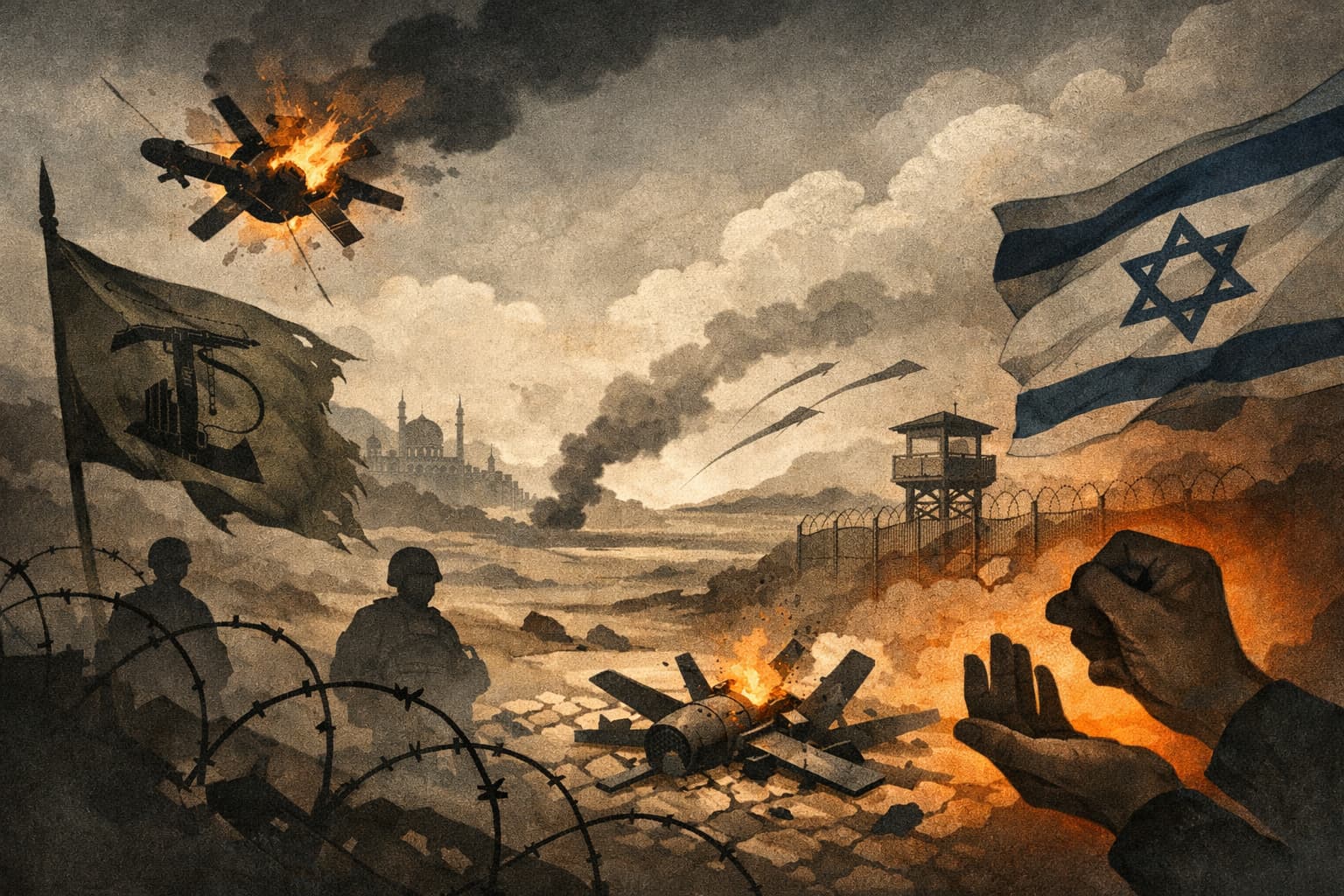 Hezbollah drones explode inside Israel in military area, no injuries reported