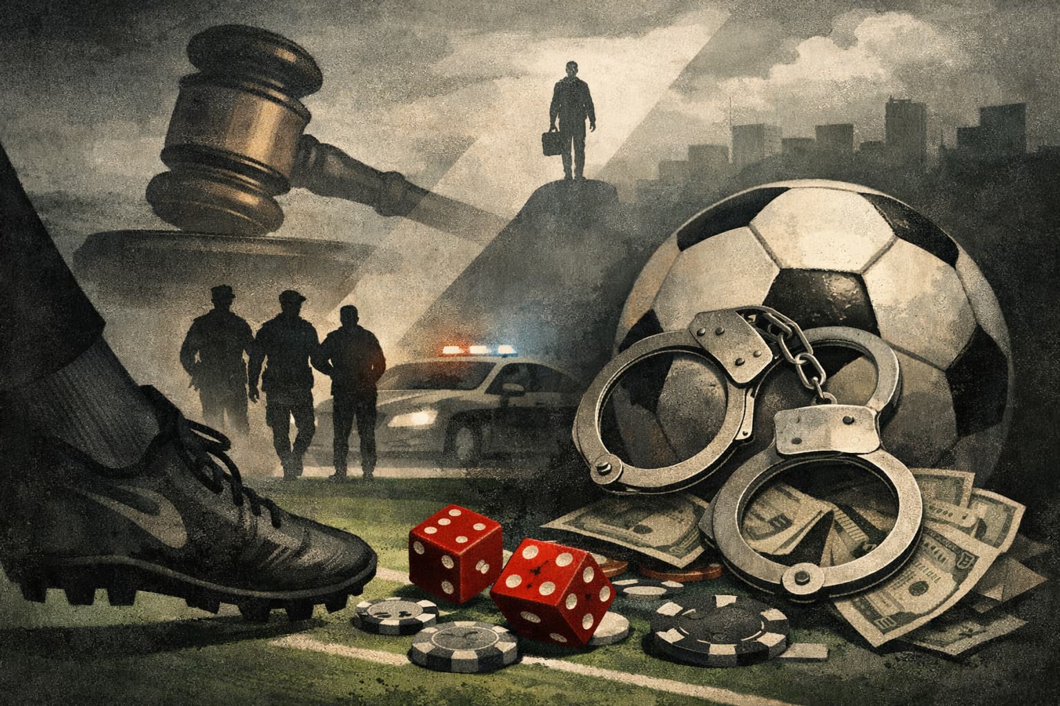 Top-League Footballer Arrested on Suspicion of Illegal Gambling and Tax Offenses
