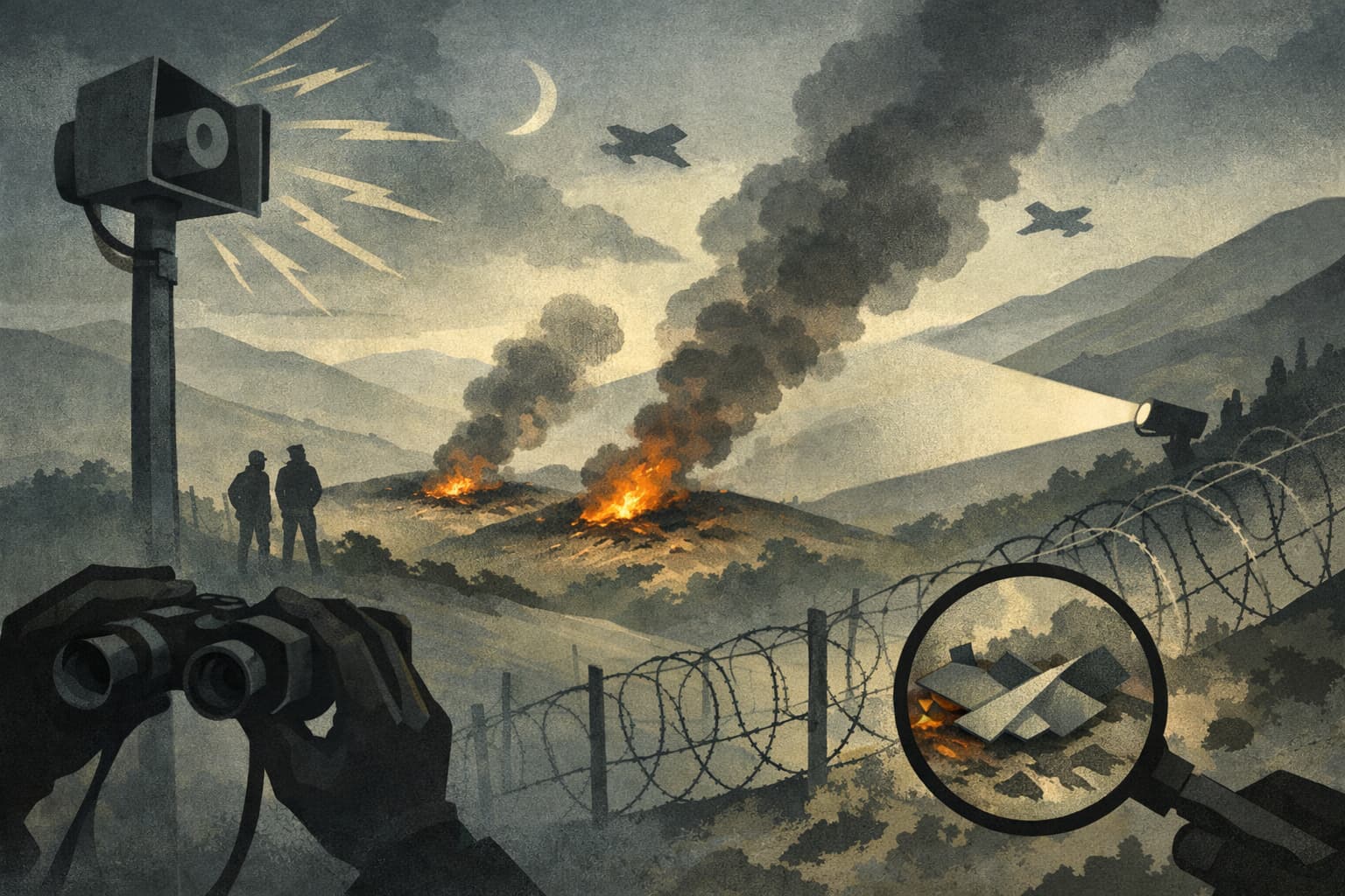 IDF Reports Two Suspected Aerial Impacts Near the Lebanon Border