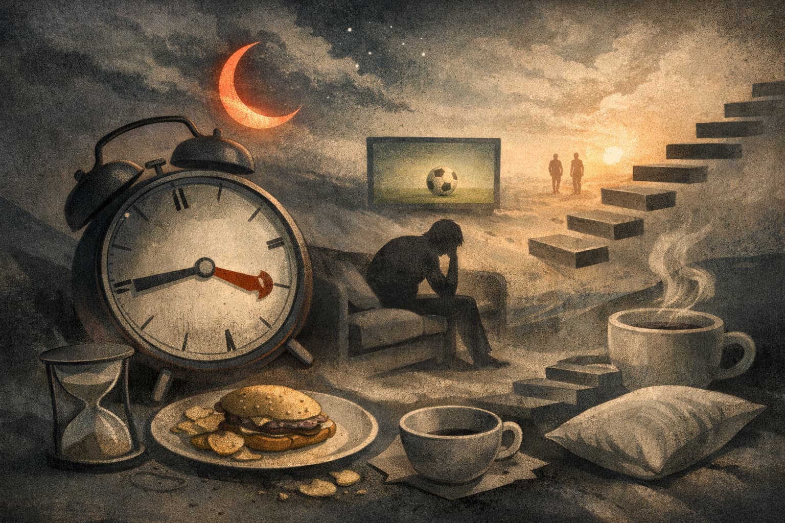 Late-Night World Cup Viewing Can Leave You Tired, Hungry, and Sluggish