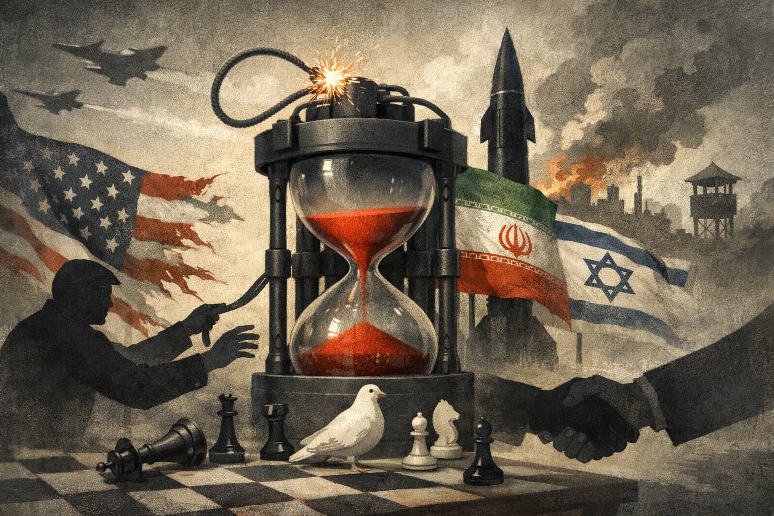 Trump Projected Urgency as Iran Raises the Stakes