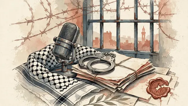 Palestinian-American Journalist Detained on Suspicion of Aiding Enemy State