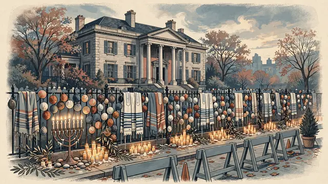 Hundreds of Jewish Students Protest Outside NYC Mayor's Residence