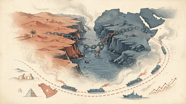 Houthi Control of Bab el-Mandeb Strait Sparks Global Trade Crisis