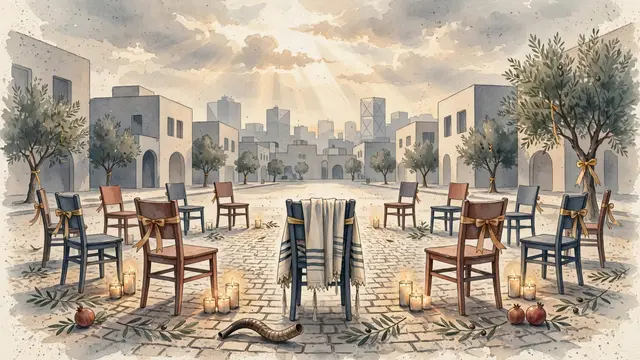 Yom Kippur Prayers at Hostages Square Gain New Meaning After Hostage Returns