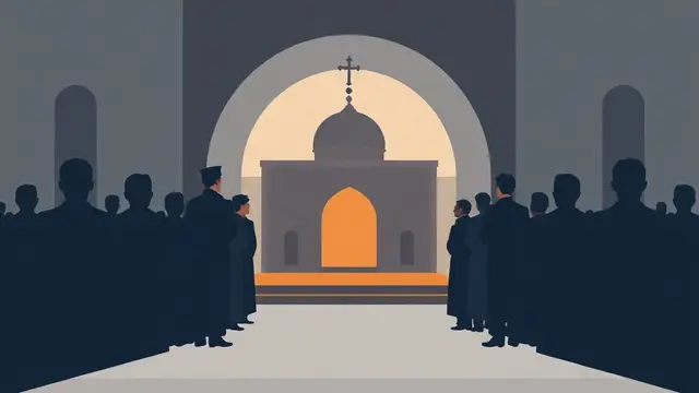 Iranian Cleric Visits Damaged Synagogue, Denounces Israel and Zionism