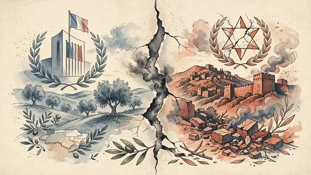 Macron Criticizes Israeli Settler Violence, Gaza Conditions; Netanyahu's Office Retaliates