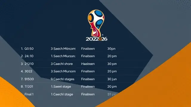 World Cup 2026 Schedule: Fixtures, Times and Dates