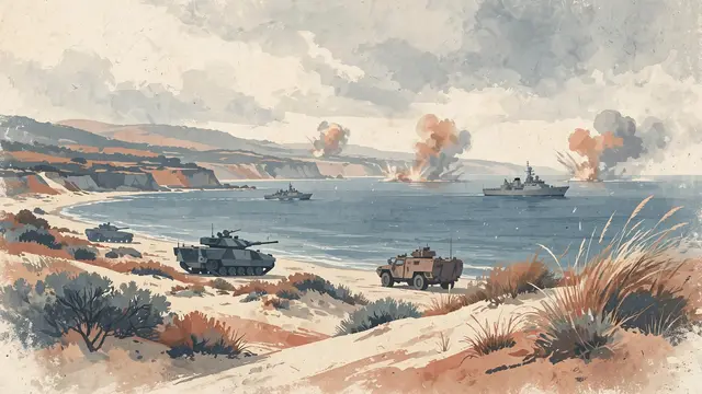 Israeli Military Conducts Exercise Near Zikim Beach