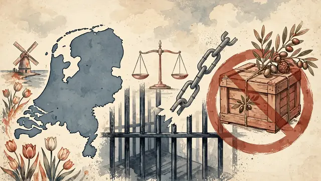 Dutch Ban on Israeli Settlement Goods Carries Prison Sentence