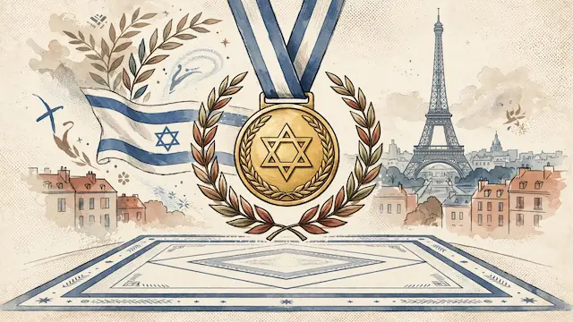 האלוף האולימפי ארטיום דולגופיאט זכה במדליית זהב בתרגיל הקרקע בגביע האתגר בפריז
