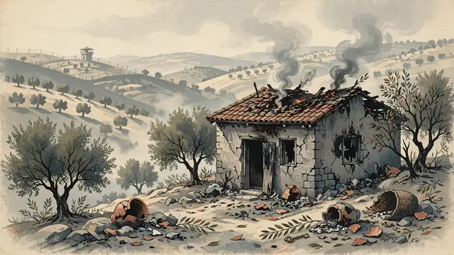Settlers Set Fire to Palestinian Home Near Nablus