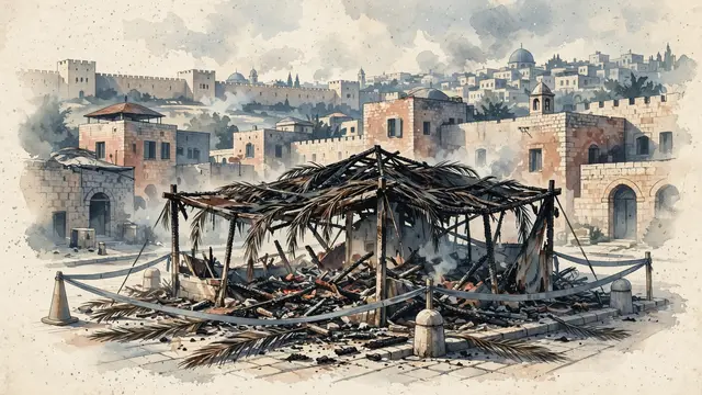 Jerusalem Sukkah Arson Suspect Arrested, Motive Believed Racist
