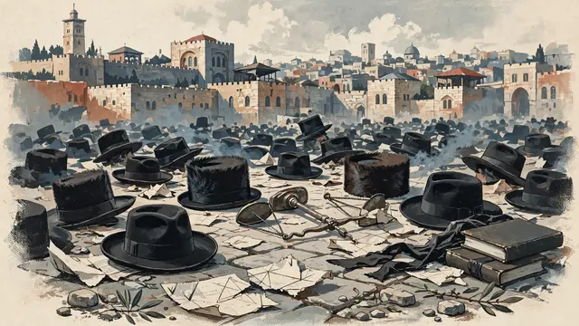 Thousands of Haredim Protest Military Draft in Jerusalem