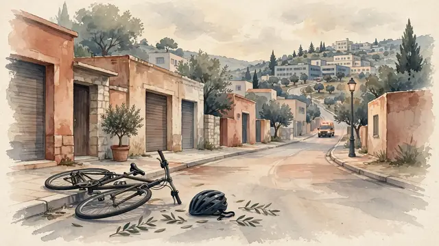 רוכב אופניים החליק ברחובות, מצבו קשה