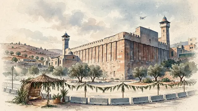 Israeli Forces Secure Thousands of Worshippers at Tomb of the Patriarchs