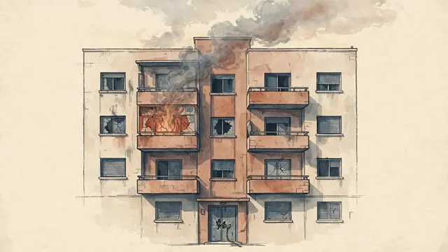 Fire in Bnei Brak Residential Building Injures Multiple People