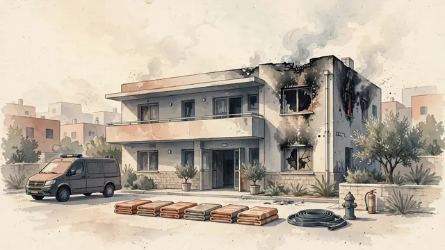 Six Injured Rescued From Fire at Bnei Brak Nursing Home