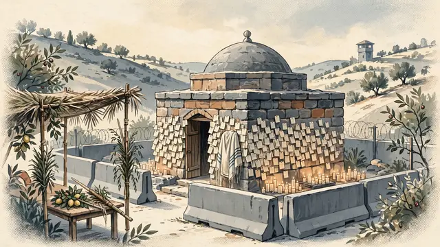 Thousands Pray at Joseph's Tomb in Rare Daytime Visit
