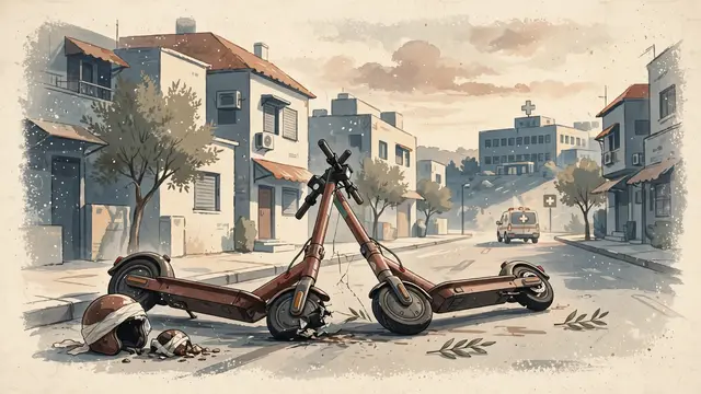 Two E-Scooter Riders Collide in Bnei Brak, One Injured