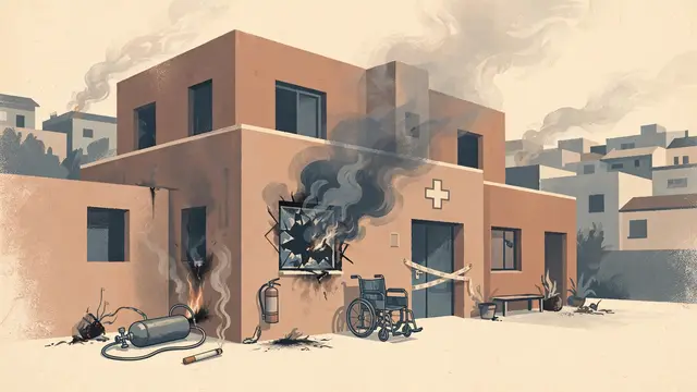 Elderly Man Suspected of Starting Bnei Brak Nursing Home Fire While Smoking Near Oxygen Tank