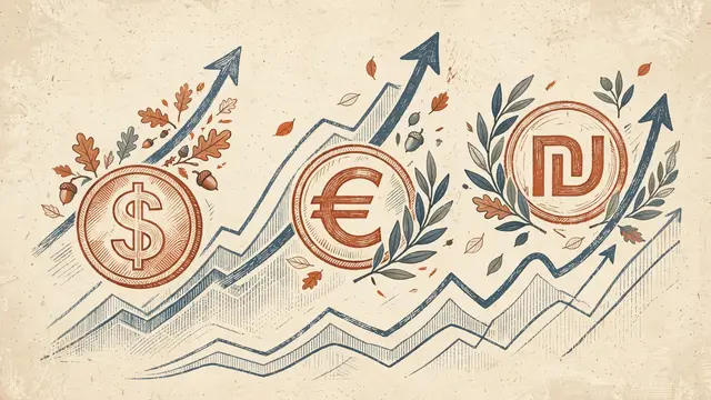 Dollar and Euro Strengthen Against Israeli Shekel in Early October Trading