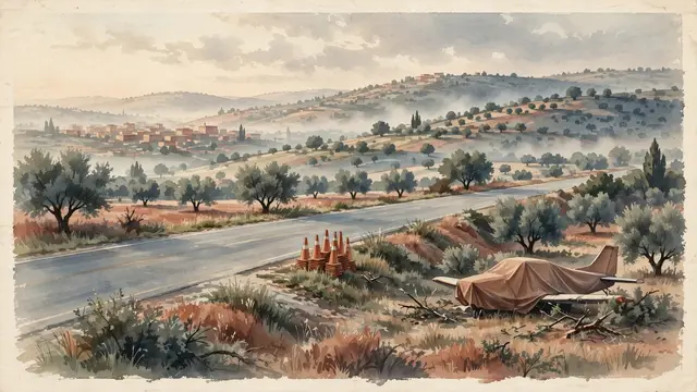 בעקבות התרסקות המטוס הקל בכפר קרע: כביש 65 נחסם לתנועה