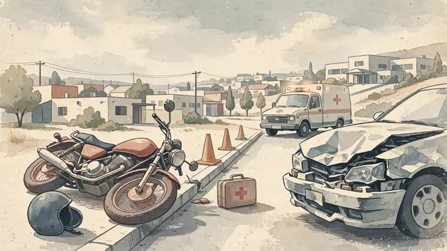 Motorcyclist Injured in Collision in Kiryat Ekron