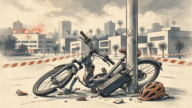 Man Critically Injured in Tel Aviv Electric Bicycle Crash