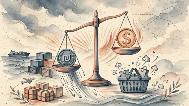 Israeli Shekel Weakens Against Dollar, Raising Concerns Over Prices