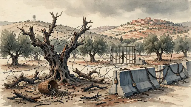 Settler Violence Mars Olive Harvest Season Amid Access Restrictions