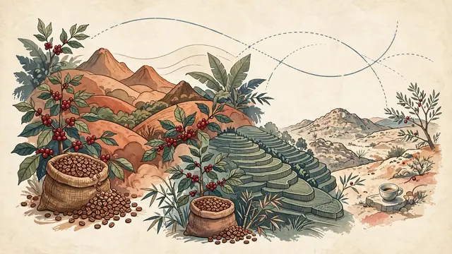 Brazil Dominates Global Coffee Bean Production, Israel Ranks Low in Per Capita Consumption