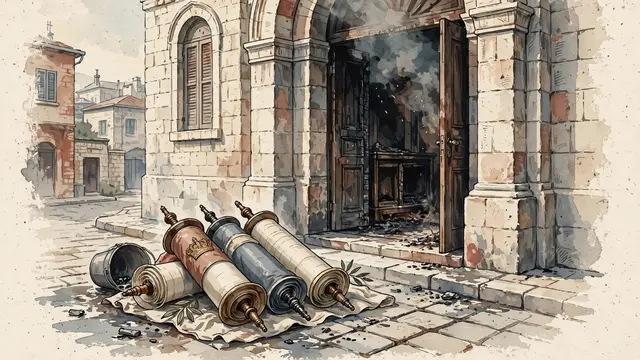 United Hatzalah Volunteers Save Torah Scrolls from Jerusalem Synagogue Fire
