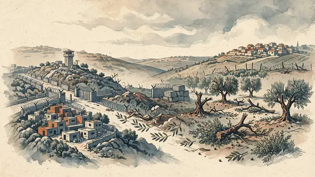 Israeli Forces Raid West Bank Towns, Settlers Damage Crops